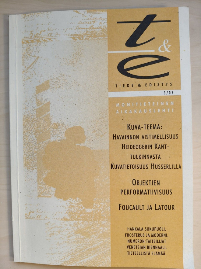 Tiede & Edistys Numero 3/2007