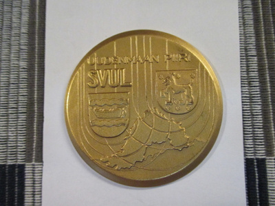 Uudenmaan Piiri SVUL 1973-1974 mitali.