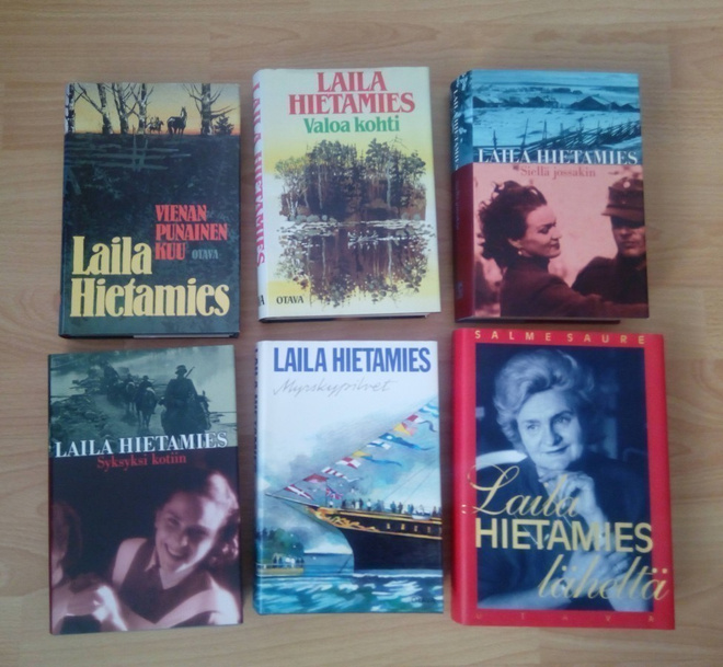 Laila Hietamies kirjat 6kpl