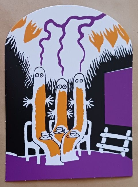 Tove Jansson:  Hattivatit kahvilla, ei p.