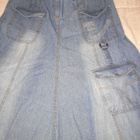 Pitkä denimhame / farkkuhame  Koko 40 - pikkukuva 3