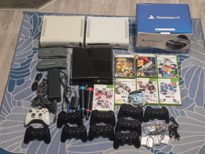 Xbox 360 ja Playstation tavaraa