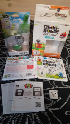 Chibirobo Chibi Robo Chibi-Robo Zip Lash Amiibo Bundle 3DS