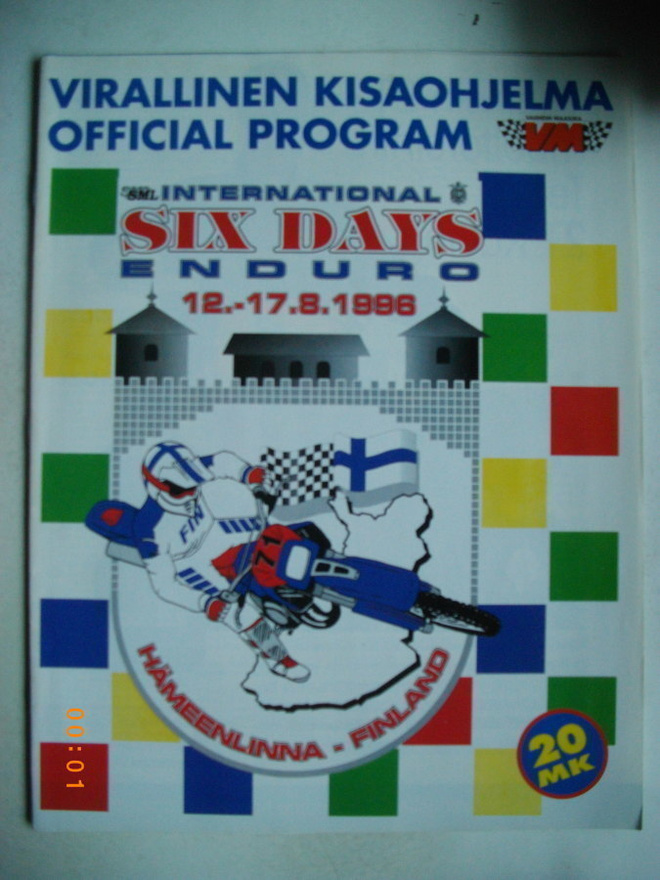 Six Days Enduro 1996 - Virallinen kisaohjelma (11.11)
