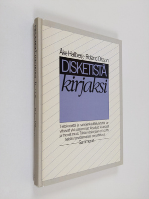 Åke Hallberg : Disketistä kirjaksi