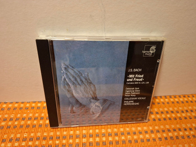 Bach:Mit Fried Und Freud Cantates BWV 8,125...-Herreweghe CD