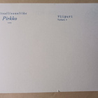 Viipuri, Kotiteollisuusliike Pirkko, kirjekortti,käyttämätön - pikkukuva 2