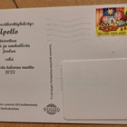Lumiukko-tonttukortti uusintapainos. kulkenut 2022 - pikkukuva 2