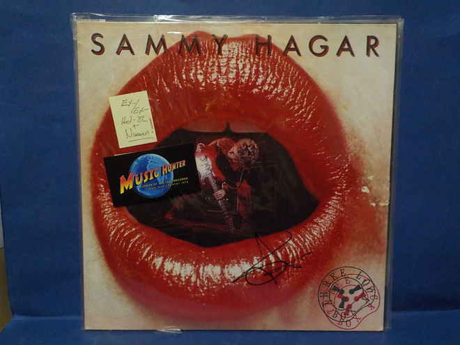 SAMMY HAGAR - THREE LOCK BOX EX-/EX- HOL -82 +NIMMARI LP