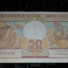 Belgium Belgia 50 Francs 1956 F+ - pikkukuva 2
