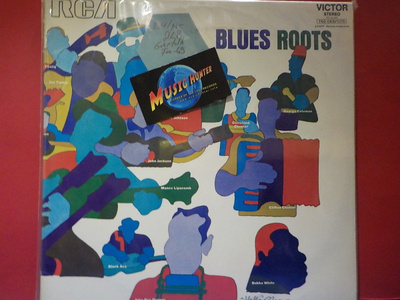 VARIOUS - BLUES ROOTS - FRA 1969 GATEFOLD EX+/M- 2LP