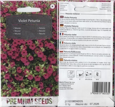 Petunia Violetti  - siemenet #