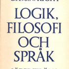 G. H. von Wright:  Logik, Filosofi och Språk - pikkukuva 1