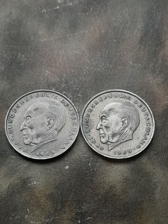 Deutsche 2 mark 1972 D,G