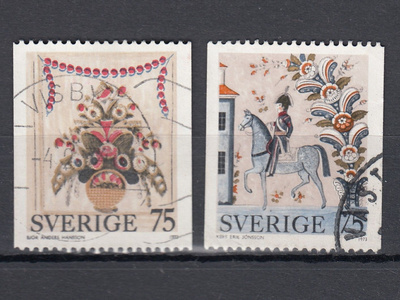 Ruotsi 1973 Facit 847 - 848 Joullu
