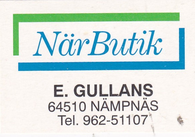 Nämpnäs, E. Gullans      b590