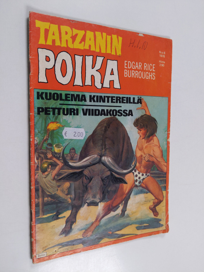 Edgar Rice Burroughs : Tarzanin poika 6/1976