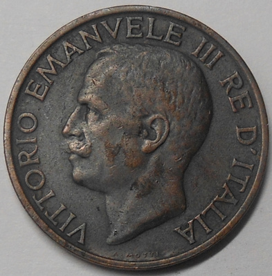 Italy. 10 centesimi 1928R.