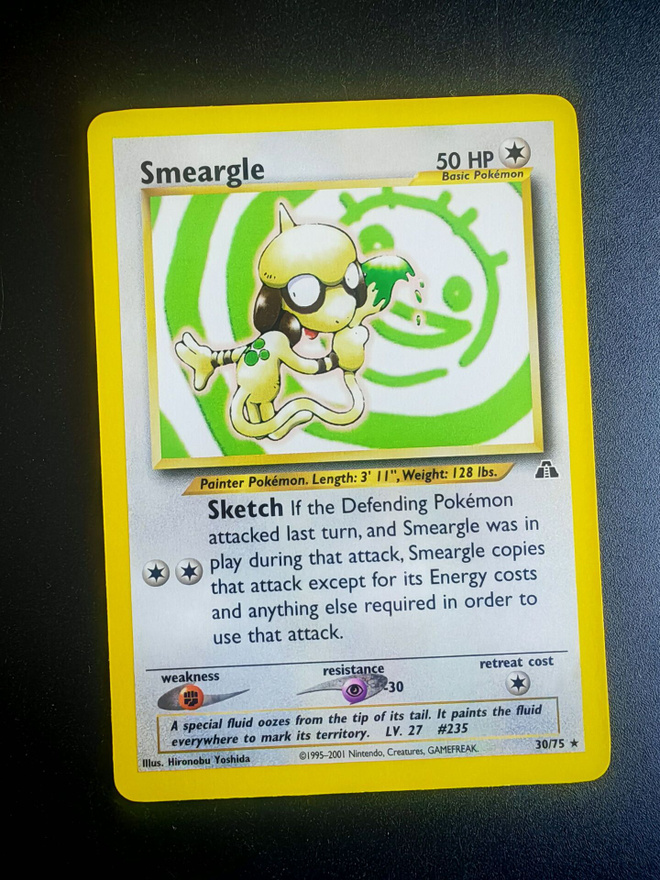 Pokemon kortti Smeargle Neo Discovery rare