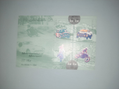 // blokki Finlandia 95 Moottoriurheilu BL18 **