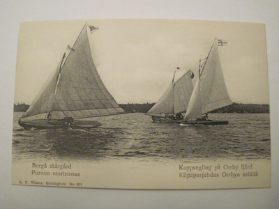VANHA Postikortti Porvoo Varhainen HUIPPUKUNTO ennen-1905