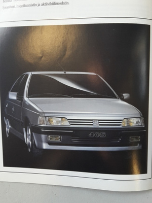 Peugeot 405 -esite, 1992