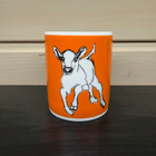 Marimekko Kevätjuhla lehmämuki 25cl, oranssi - pikkukuva 1
