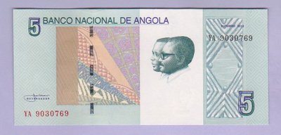Angola 5 Kwanzas v.2012 UNC P-67