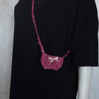 Alina´s Handmade virkattu viinilasinkantoapu erivärisiä - pikkukuva 4