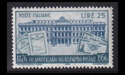 Italia 978 ** Postisäästöpankit 80v (1956)