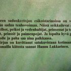 Juha Saransalmi : Lumottu kannel - WSOY 1.p 1981 - pikkukuva 2