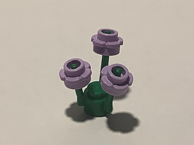 Lego kukkavarsi ja kukat