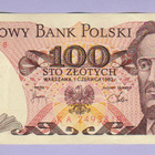 Puola 100 Zlotych v.1982 UNC P-143d - pikkukuva 1