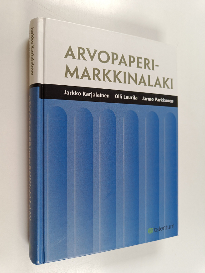 Jarkko Karjalainen : Arvopaperimarkkinalaki (2008)