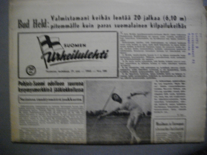 Suomen Urheilulehti Nro 100/1953 (14.3)