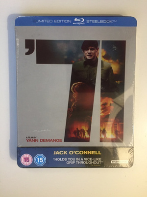 71 - Steelbook (Blu-ray) Jack O'Connell, Sam Reid 2014 UUSI!