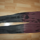 Housut L Boho tyyliset kivipesty vesivärimäinen look - pikkukuva 5