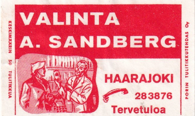 Haarajoki,  A. Sandberg  b581