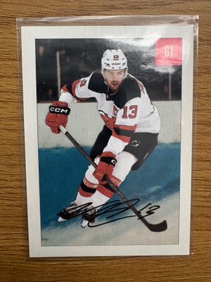 Myydään Nico Hischier NJ Devils kortti