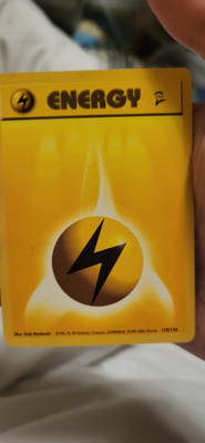 Lightning Energy #128 Pokemon Base Set 2 (BS2) card