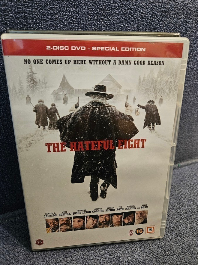 Quentin Tarantino elokuva; The Hateful Eight (2DVD)