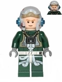 Lego Figuuri - Rebel Pilot A-wing ( Star Wars ) 2013