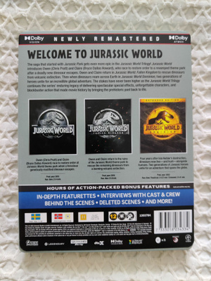 Jurassic world tricology limited edition 4k ultra hd steelbo