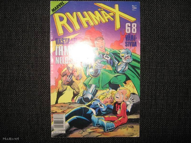 MARVEL*RYHMÄ-X vastaan Imeneloset 7/1990
