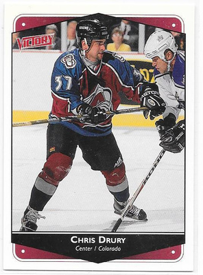 1999-00 UD Victory #76 Chris Drury Colorado Avalanche