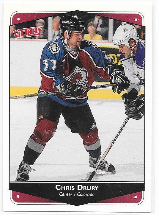 1999-00 UD Victory #76 Chris Drury Colorado Avalanche