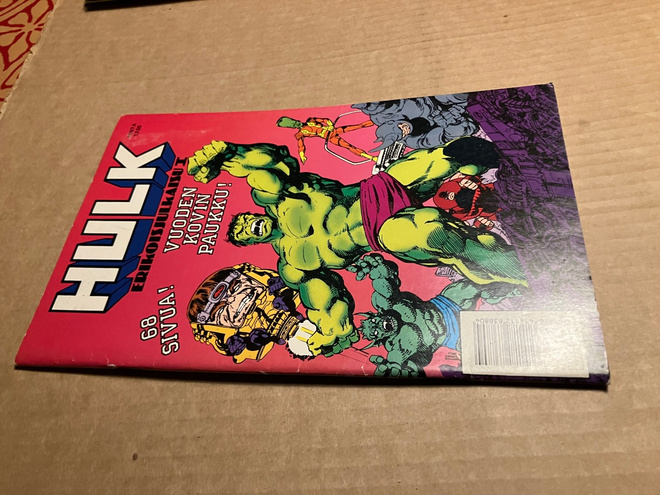 HULK ERIKOISJULKAISU 1/1989 HYVÄ