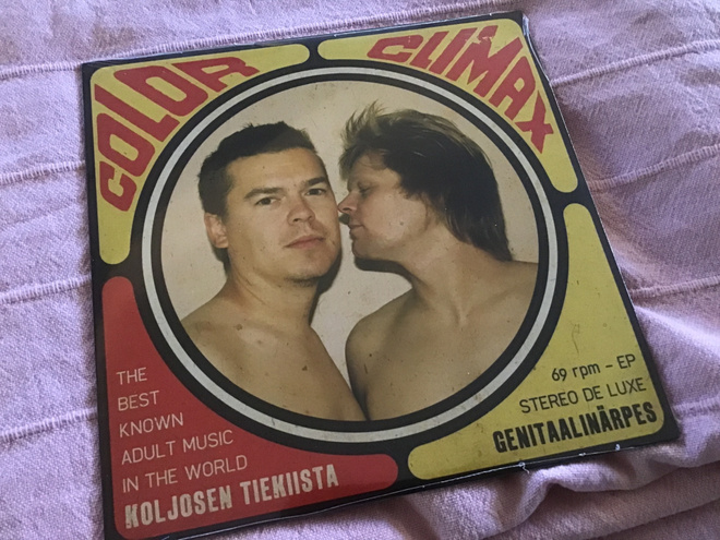 Koljosen Tiekiista / Genitaalinärpes . Color climax 7” lp