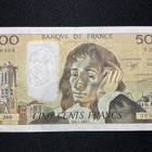 Banqve De France 500 francs 5.5.1988.C. - pikkukuva 1