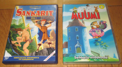 Muumi + Walt Disney Sankarit osa1 dvd-paketti